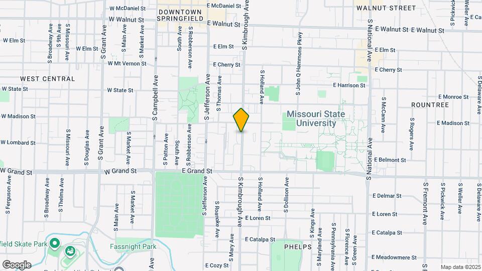 831 South Kimbrough Avenue Mapa y Detalles de la Ubicación