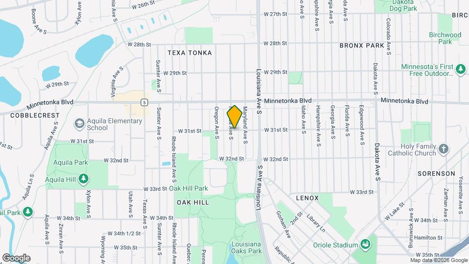 3101 Nevada Ave S Map and Location Details