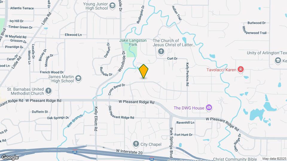 3929 Cross Bend Dr Map and Location Details