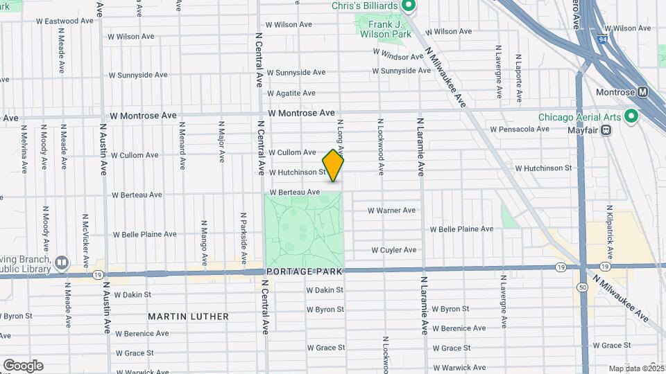 5412 W Berteau Ave Mapa y Detalles de la Ubicación