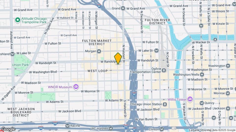 121 N Green St Map and Location Details