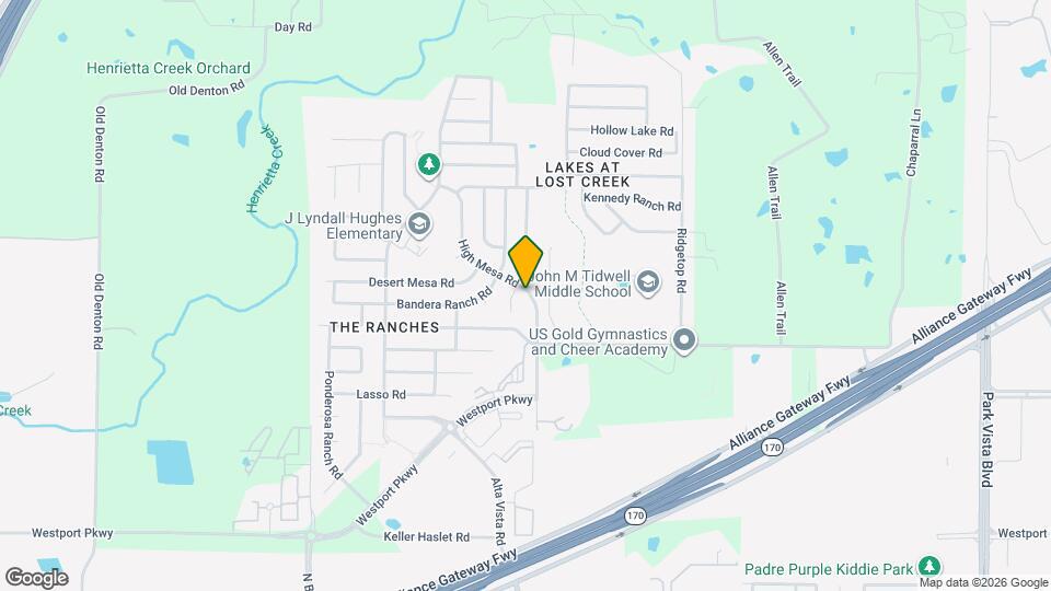 13723 High Mesa Rd Map and Location Details