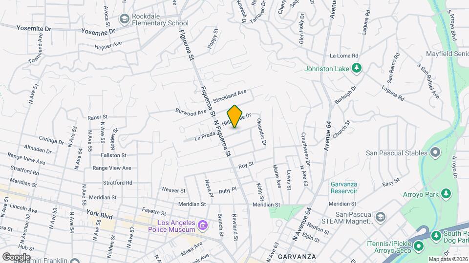 6179 Oak Crest Way Map and Location Details