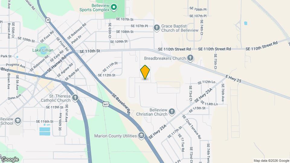 6911 SE 112th Ln Map and Location Details
