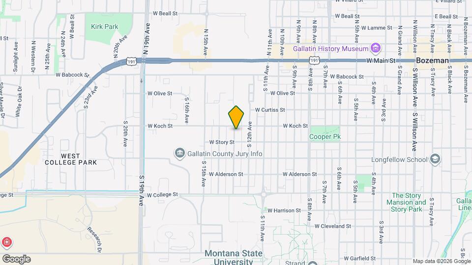 410 S 13th Ave Map and Location Details