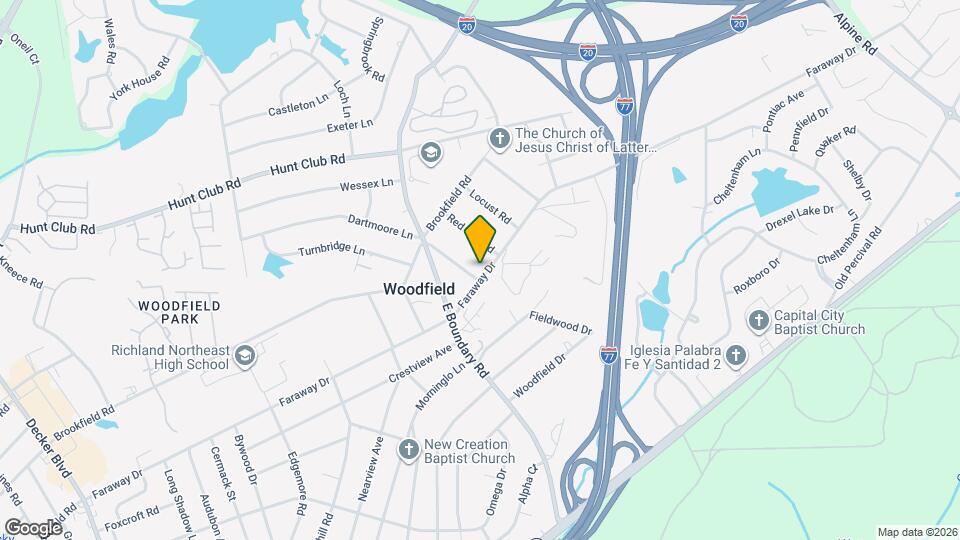 2300 Oakcrest Rd Mapa y Detalles de la Ubicación