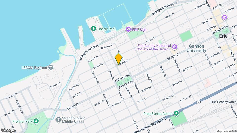 731 W 4th St Mapa y Detalles de la Ubicación