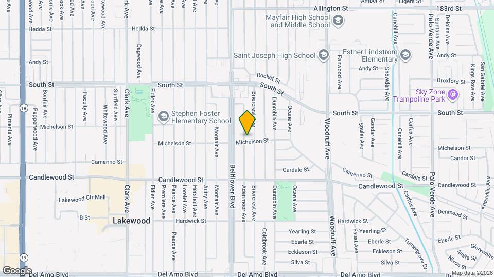 5502 Adenmoor Ave Map and Location Details