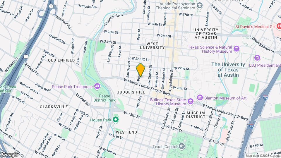 1907 Pearl St Map and Location Details