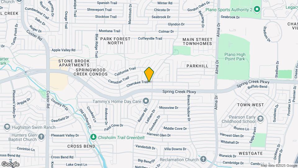 1502 Cherokee Trail Map and Location Details