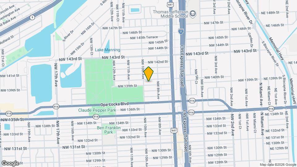863 NW 139th St Map and Location Details