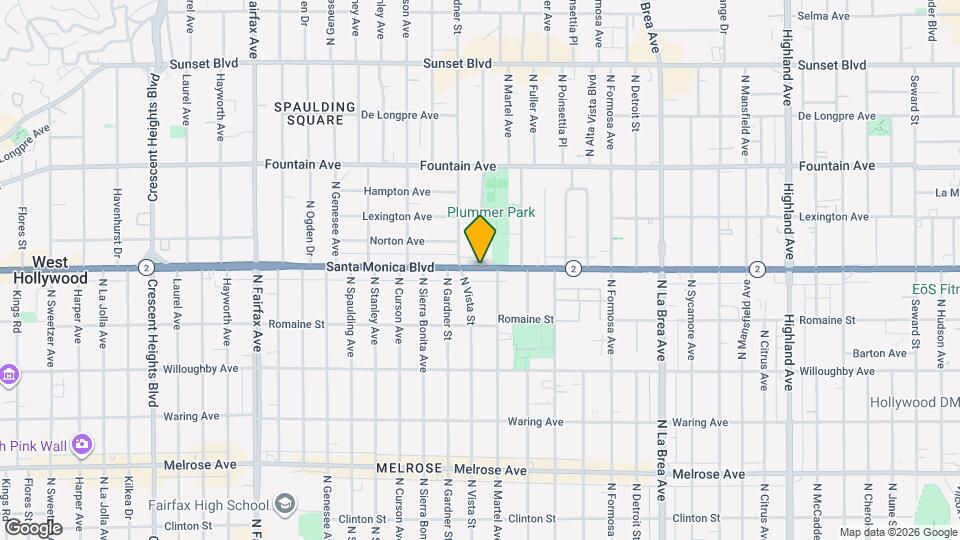 7428 Santa Monica Blvd Map and Location Details