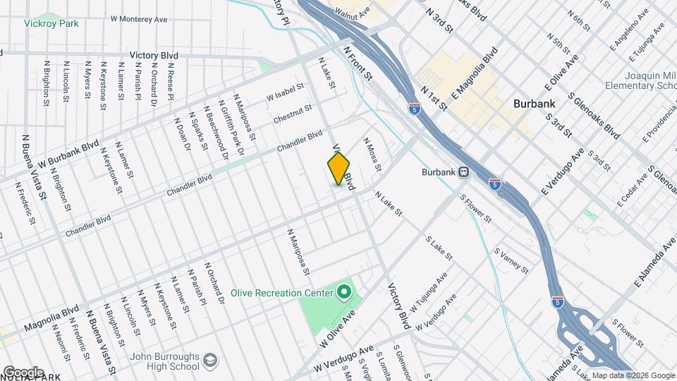 410 N Glenwood Plz Mapa y Detalles de la Ubicación