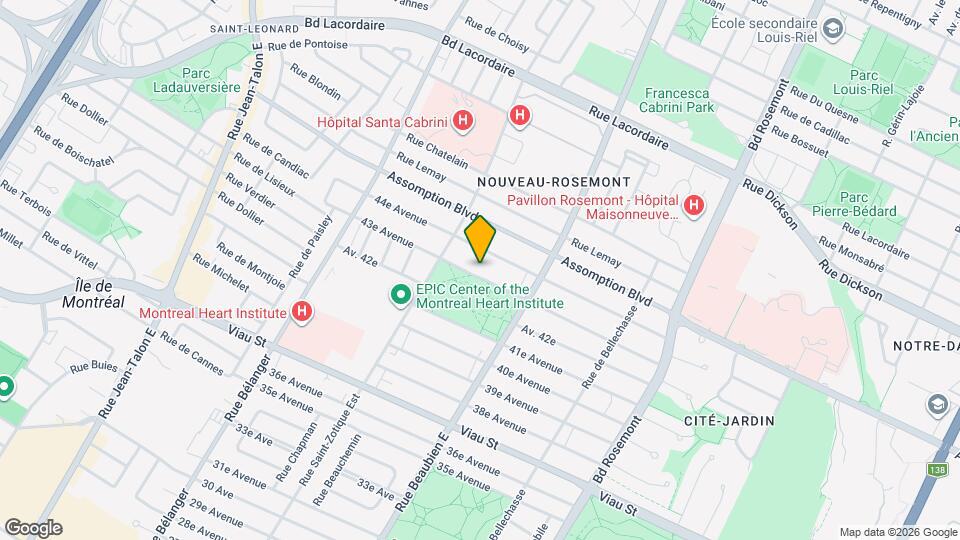 6607 43E Av Map and Location Details