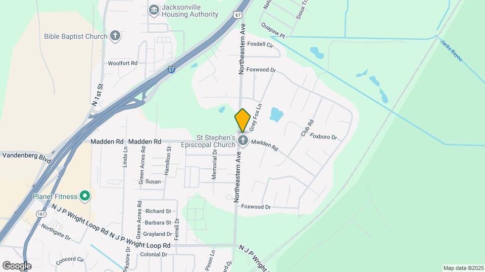 2700 Gray Fox Ln Map and Location Details