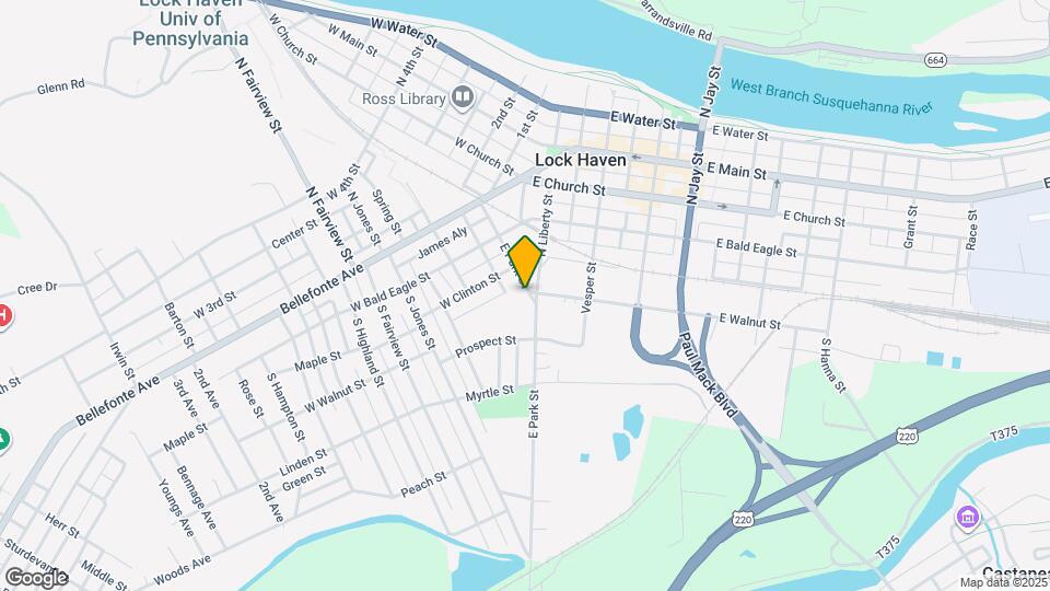 225 E Park St Map and Location Details