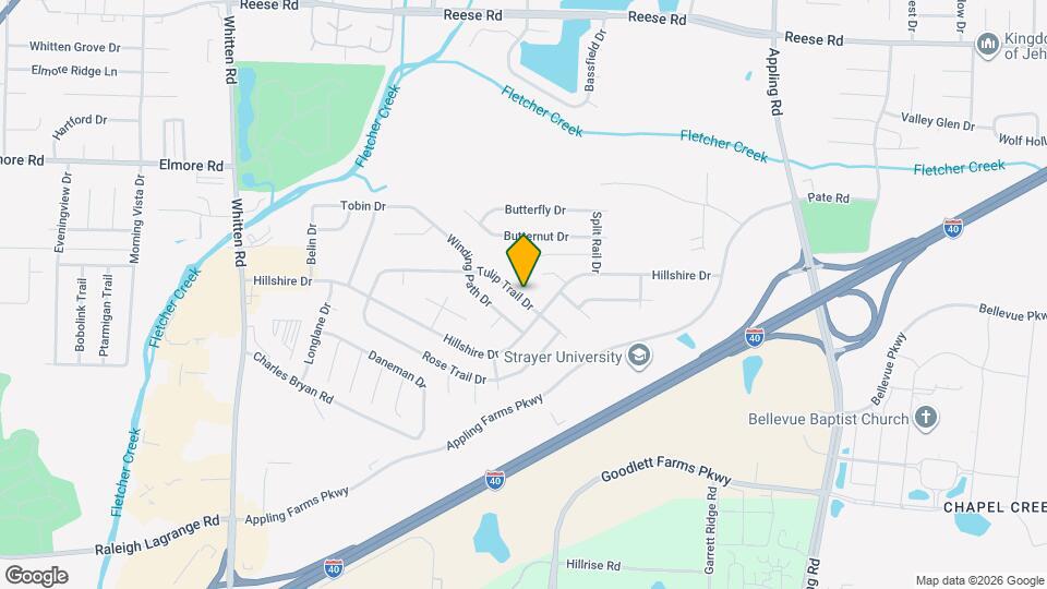 7144 Tulip Trail Dr Map and Location Details