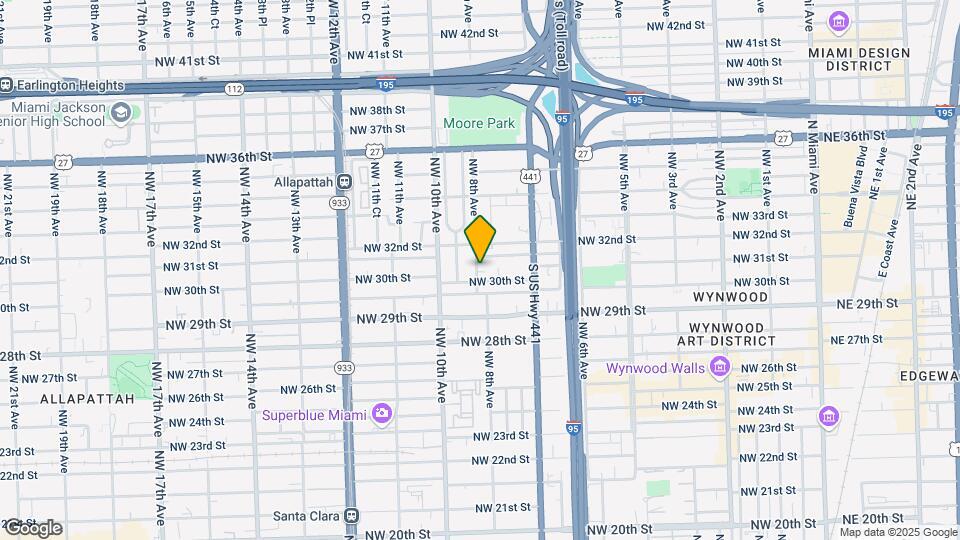 3025 NW 8th Ave Map and Location Details