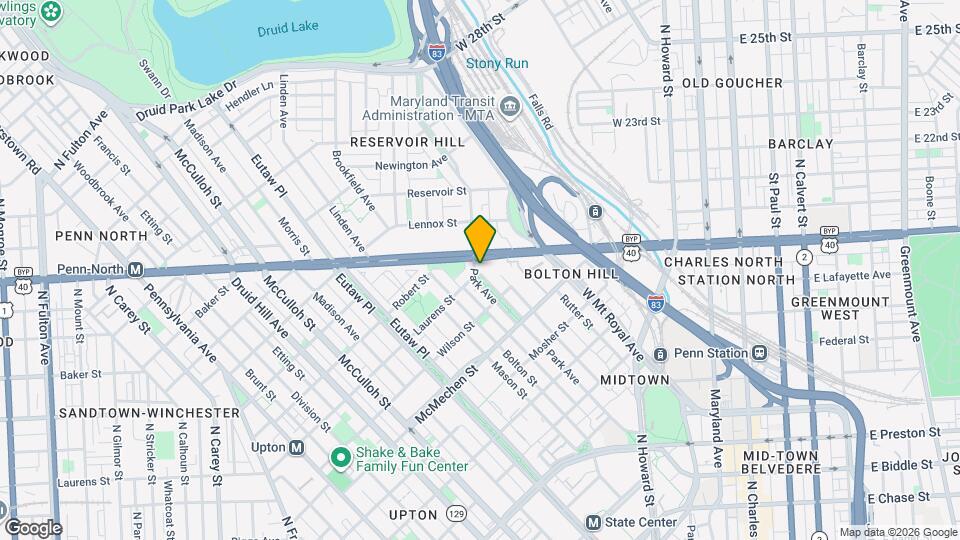 1735 Park Ave Map and Location Details