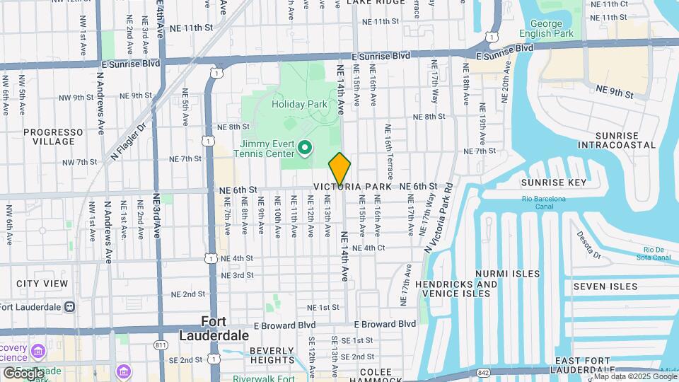 549 NE 14th Ave Map and Location Details