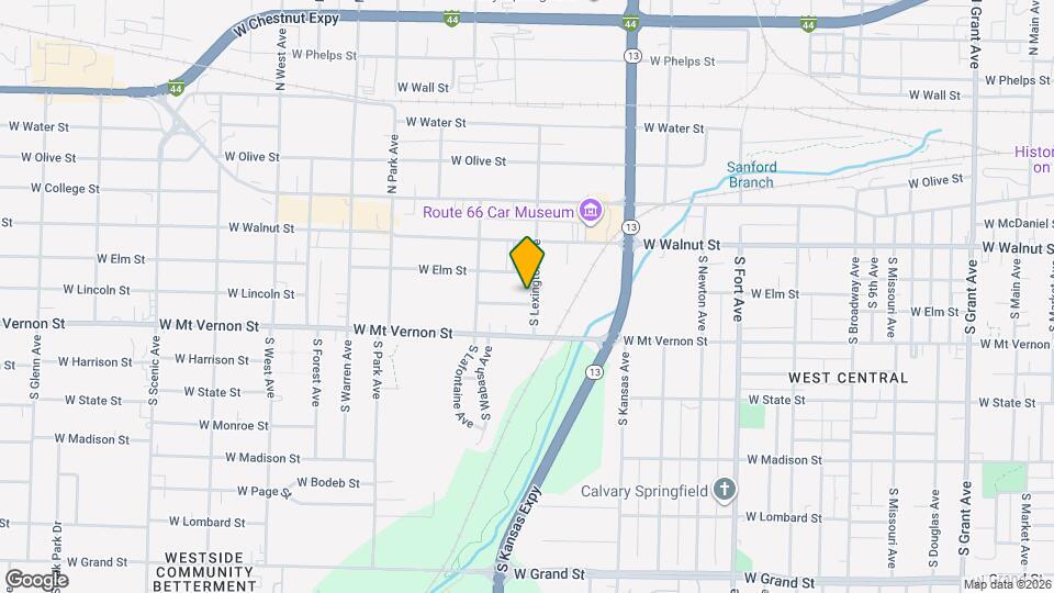 1807 W Lincoln St Map and Location Details