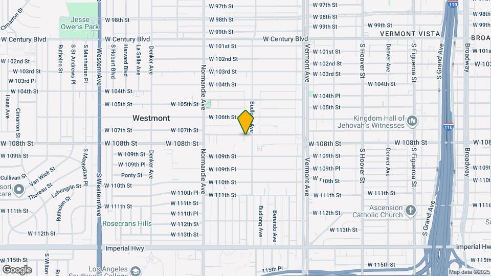 107th Map and Location Details