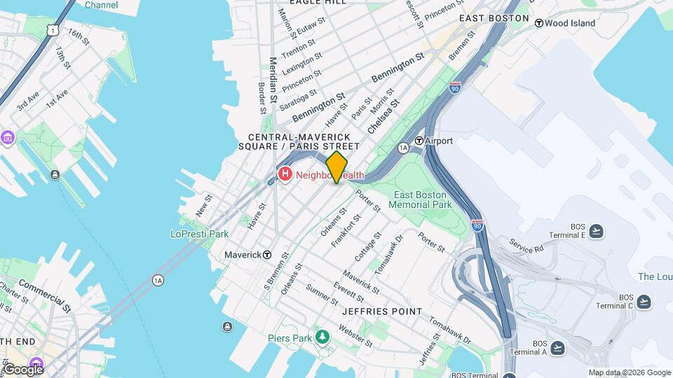 146 Bremen St, Unit 1 Mapa y Detalles de la Ubicación