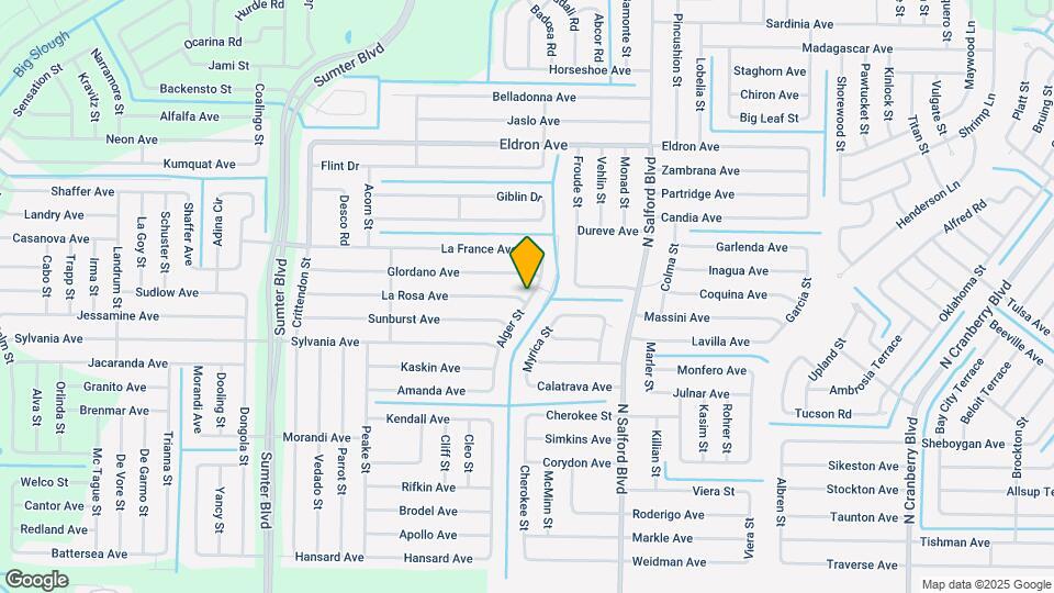 3001 Alger St Map and Location Details