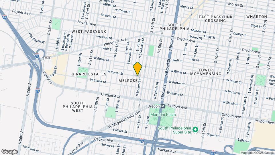 1624 W Porter St-Unit -2ND FLOOR Map and Location Details