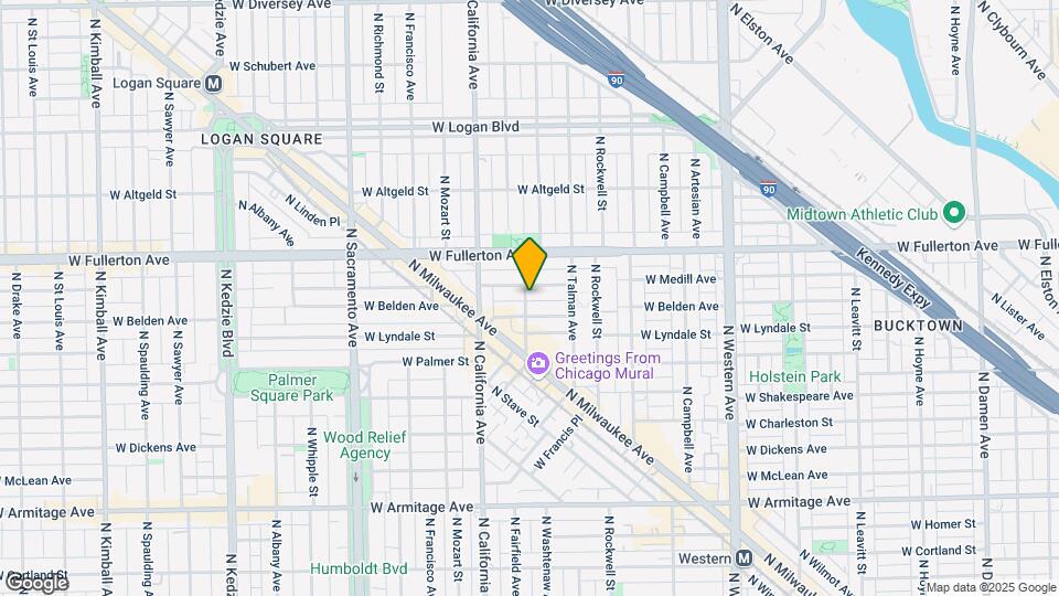 2315 N Washtenaw Ave Map and Location Details