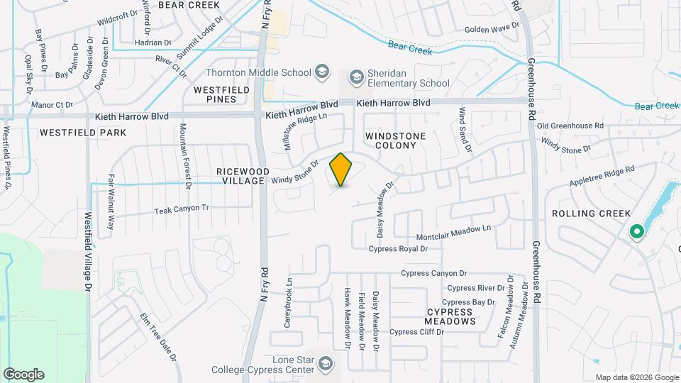 19819 Whispering Hollow Ln Map and Location Details