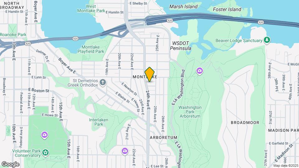 2400 E Boston St Map and Location Details