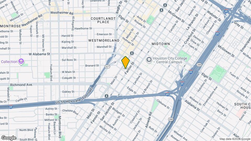 3920 Fannin St Mapa y Detalles de la Ubicación