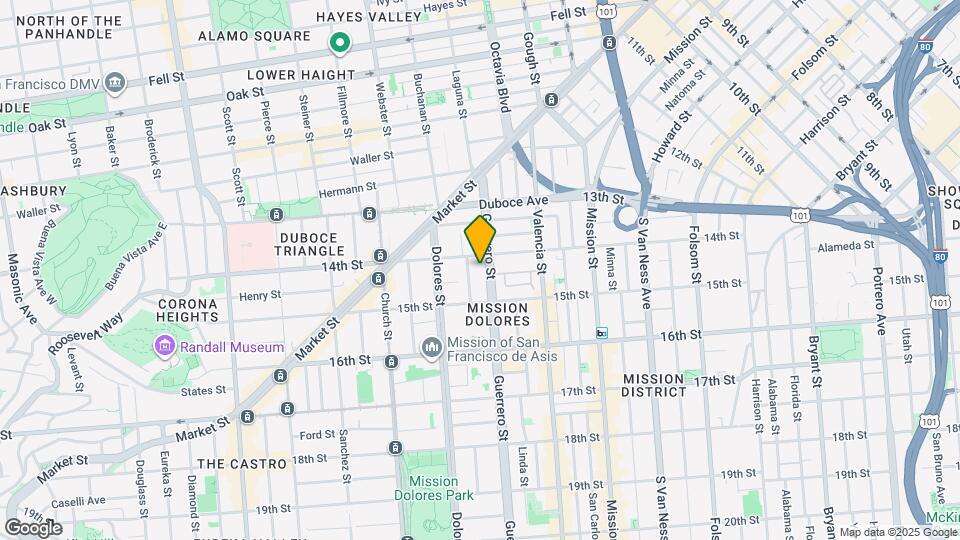 228 Guerrero St Map and Location Details