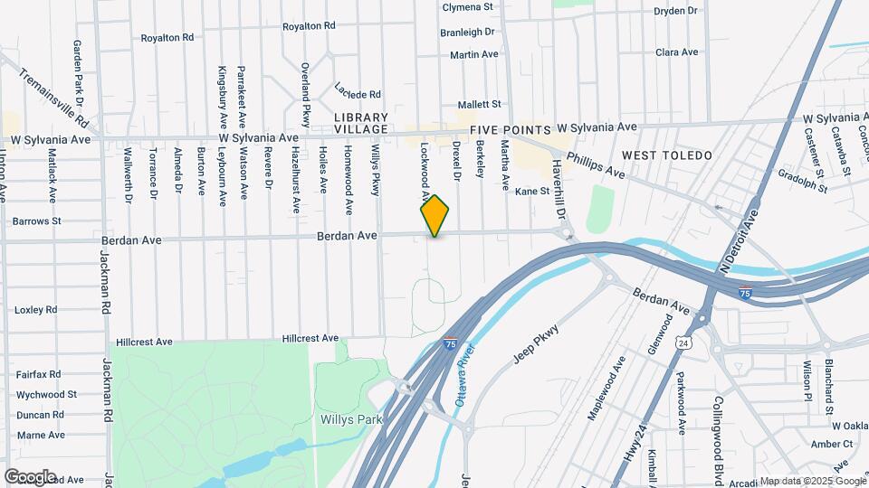 3764 Lockwood Ave Map and Location Details