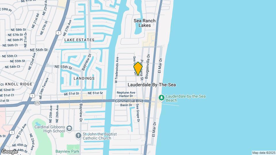 4512 Sea Grape Dr, Unit 1 Map and Location Details