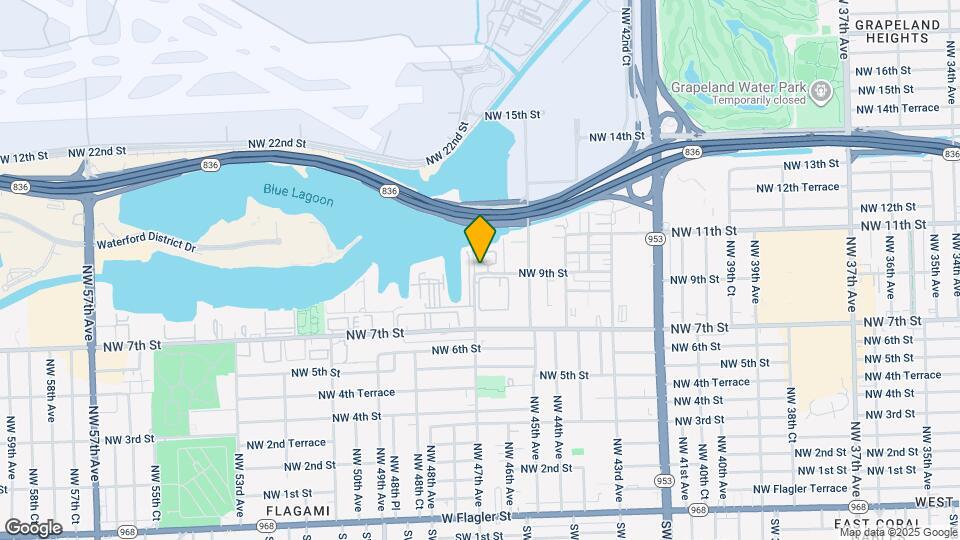 4681 NW 9th St Map and Location Details