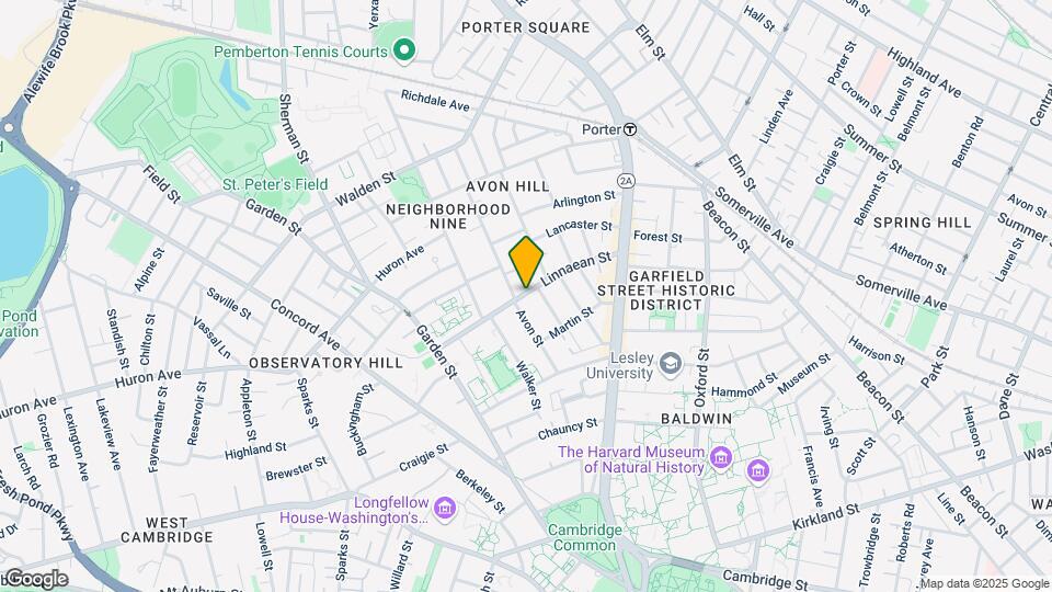 38 Linnaean St, Unit 14 Mapa y Detalles de la Ubicación