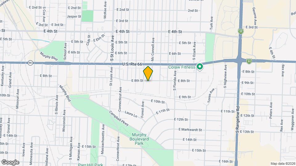 2212 E 8th St Map and Location Details