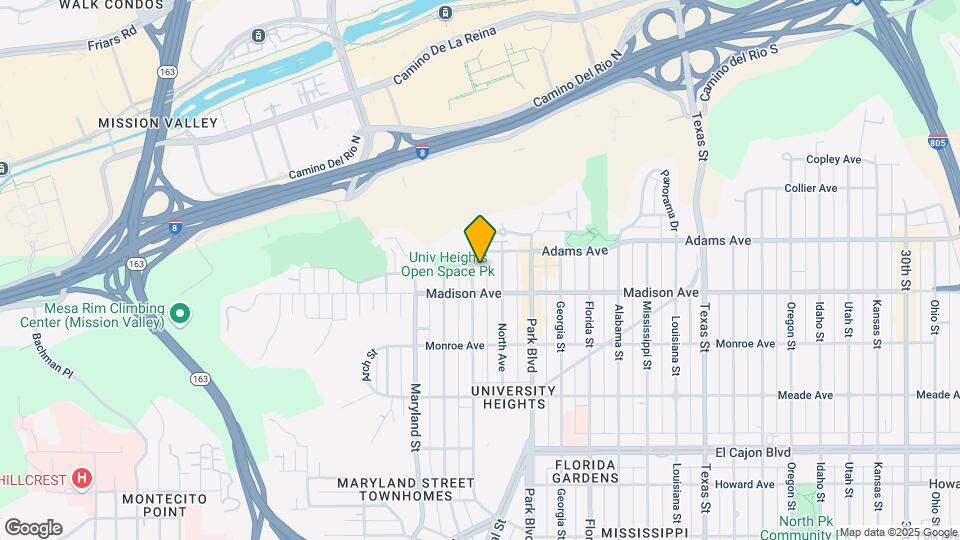 4641 Campus Ave, Unit 2 Map and Location Details