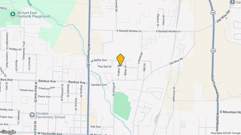 1015 Fraker St Map and Location Details