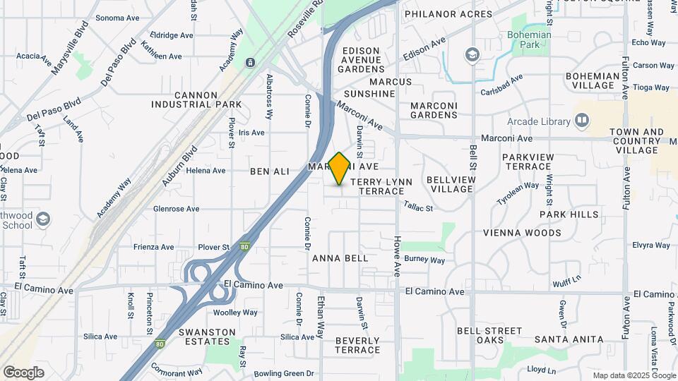2045 Red Robin Ln Map and Location Details