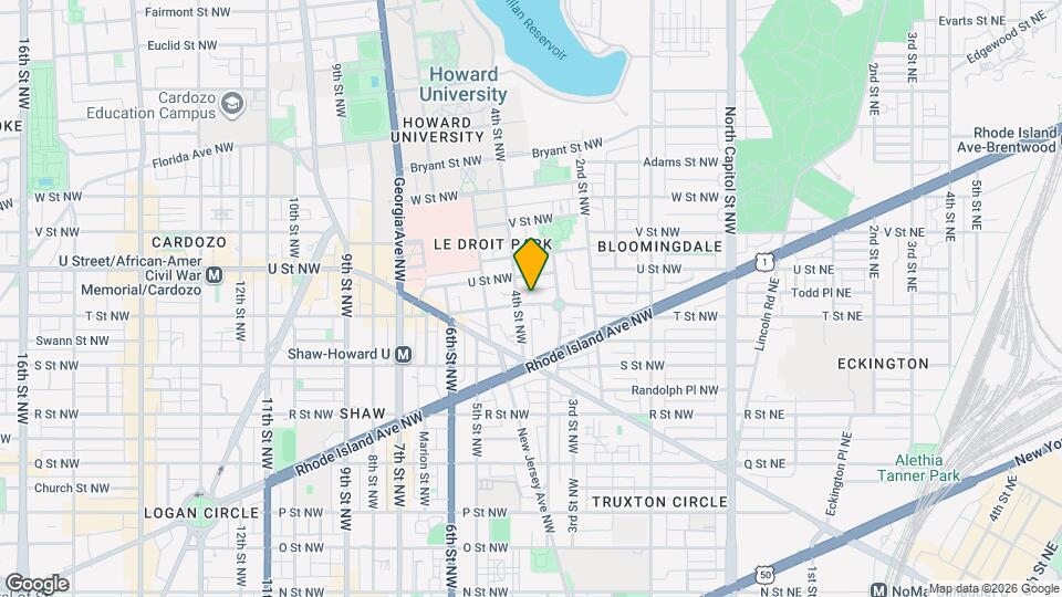 321 T St NW Map and Location Details