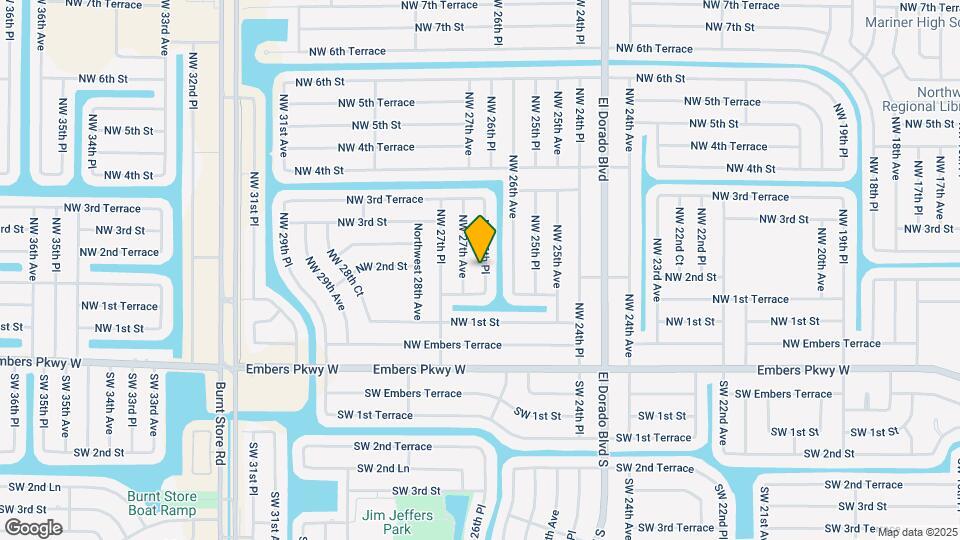 128 NW 26th Pl Map and Location Details