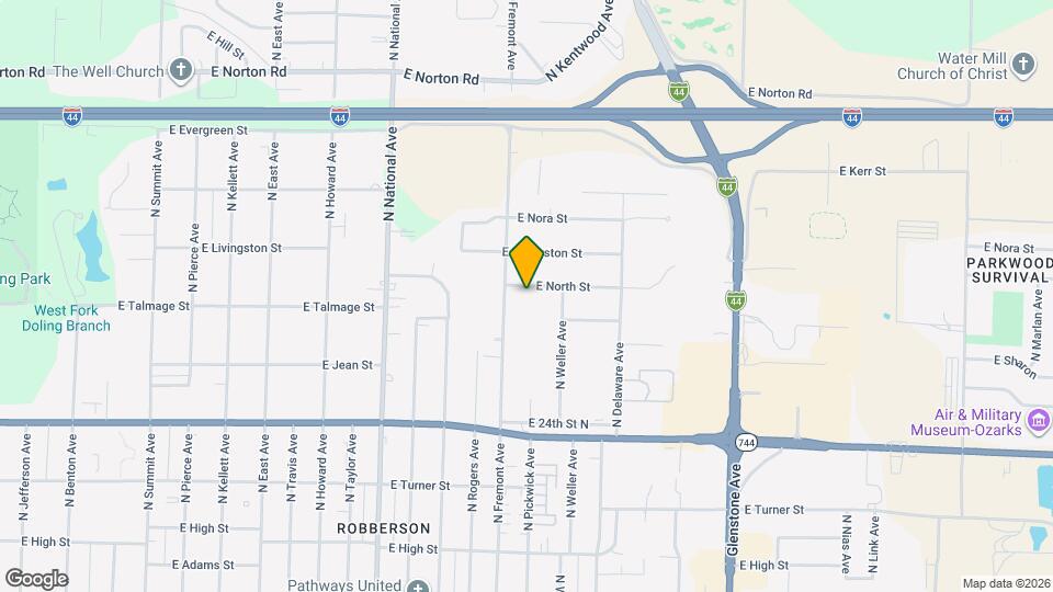 1420 E North St Map and Location Details