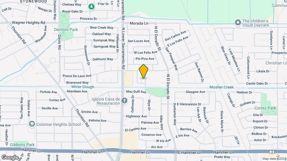 8613 Santa Paula Way Mapa y Detalles de la Ubicación