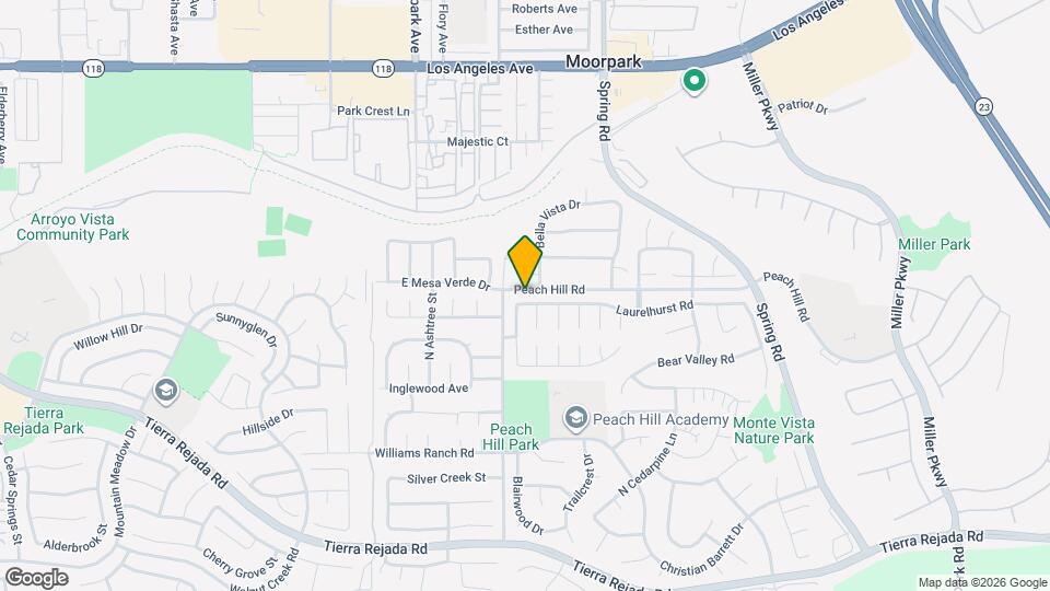 13261 Laurelhurst Rd Map and Location Details