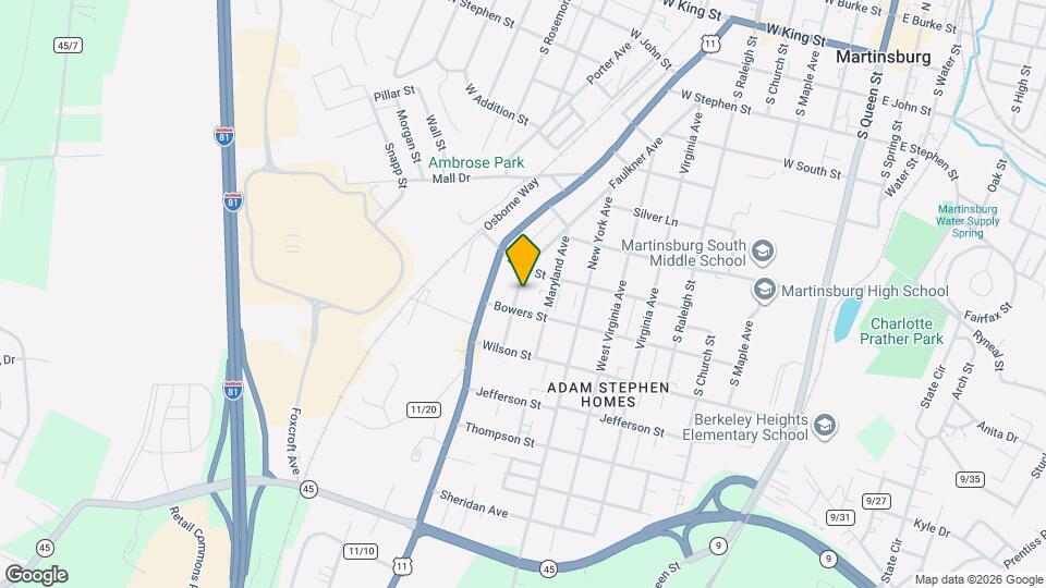 910 Florida Ave Map and Location Details