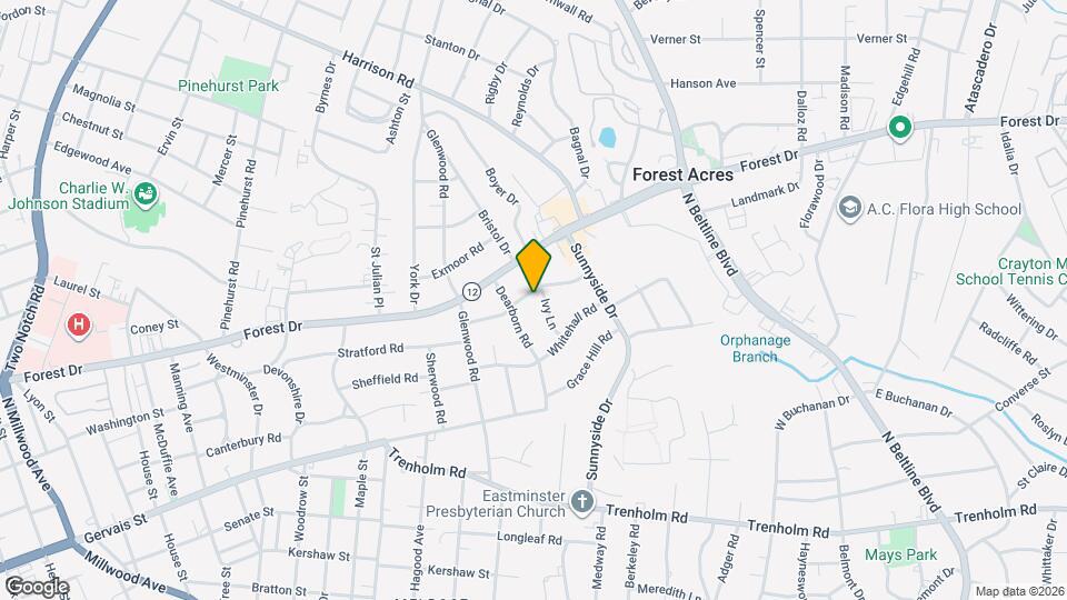 3040 Girardeau Ave Map and Location Details