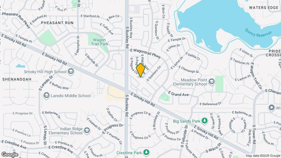 4895 S Pagosa Cir Map and Location Details